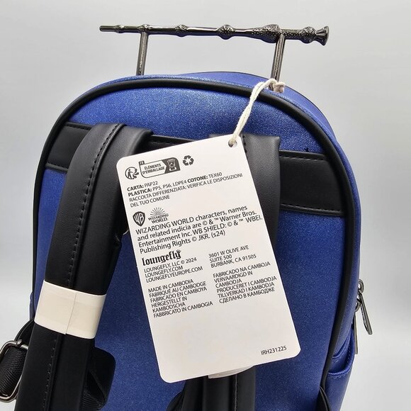 Loungefly Harry Potter Ravenclaw Elder Wand Mini Backpack - Picture 7 of 8